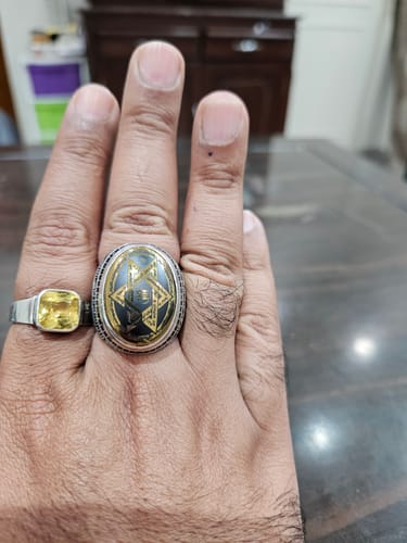 Customer photo review of king solomon the ring of the greatest seal (seven metals)