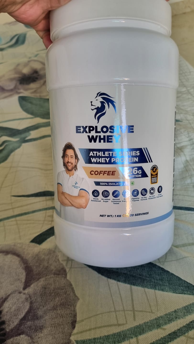 Customer photo review of Athlete Series Whey Protein (100% Isolate)