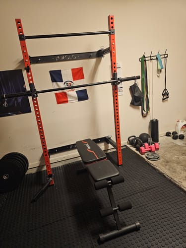 Customer photo review of FOLDGYM™ Wall Mounted Folding Squat Rack
