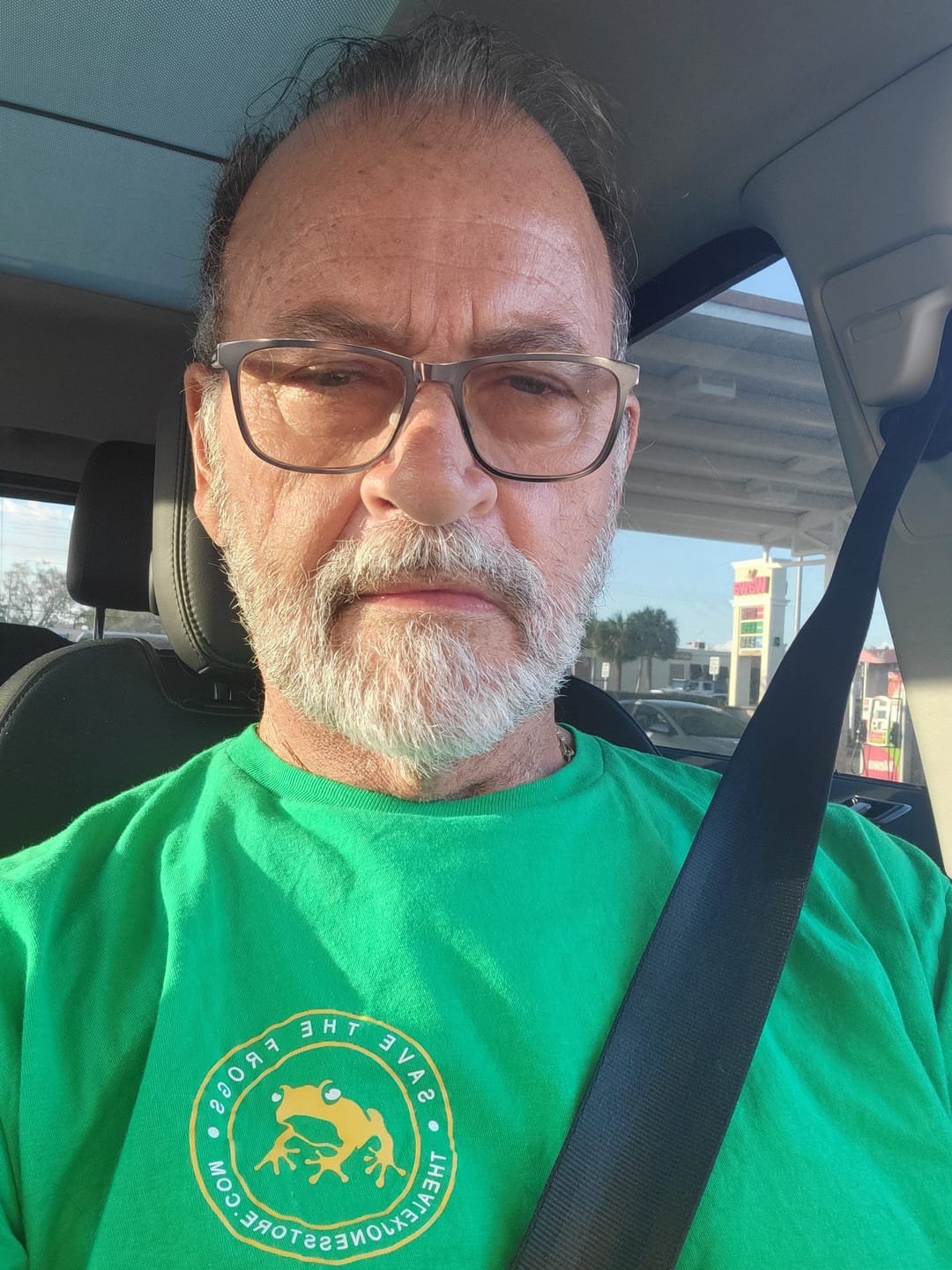 Customer photo review of Save The Frogs T-Shirt