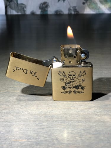 Customer photo review of Classic Lighter | Brushed Brass