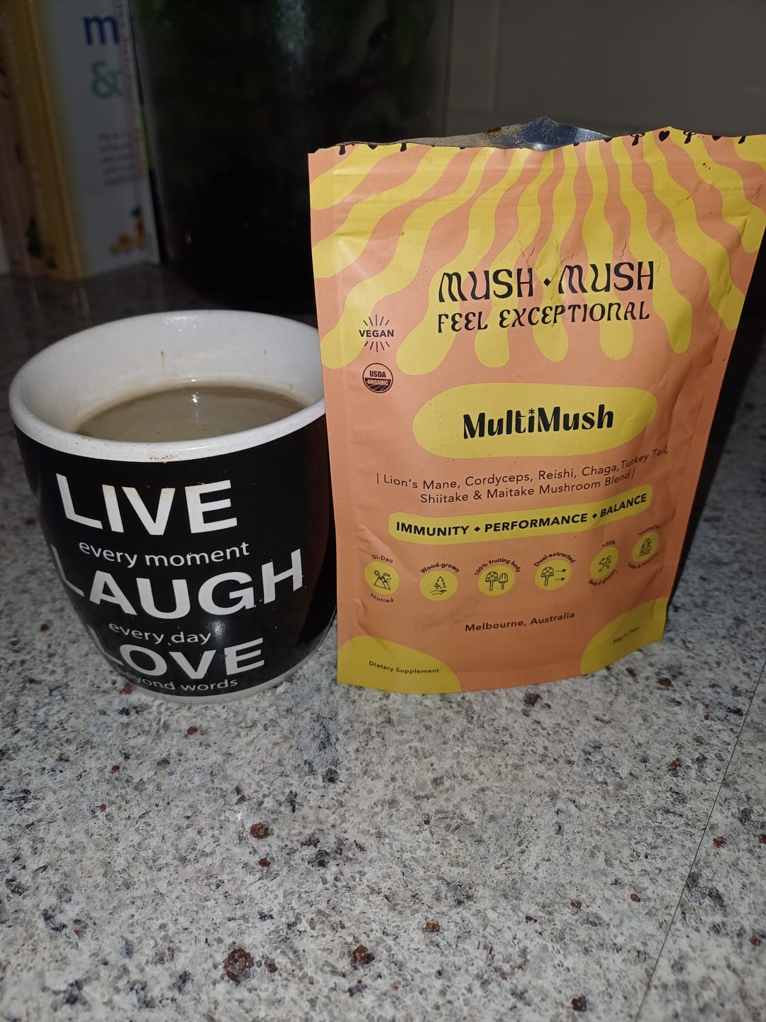 Customer photo review of MultiMush – Organic 7 Essentials Mushrooms