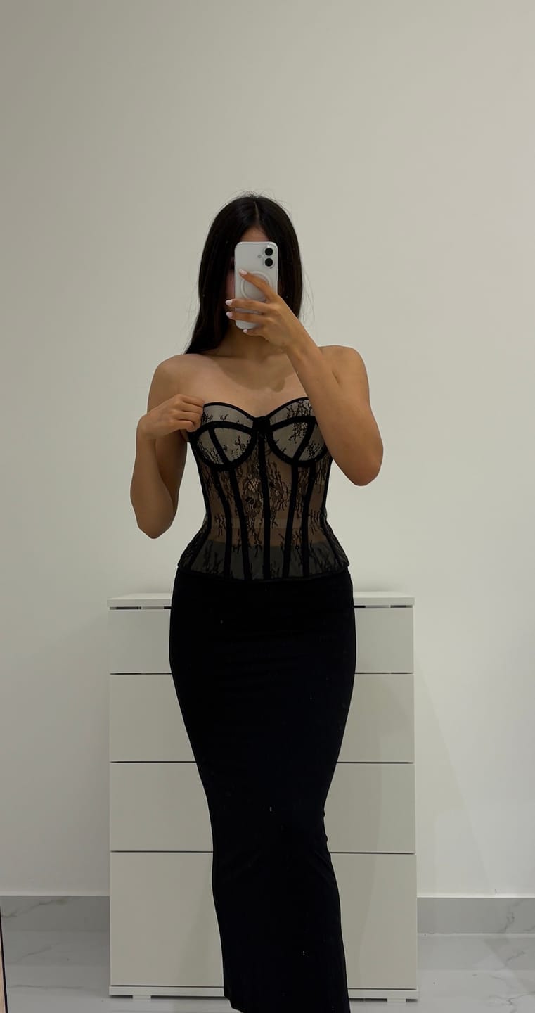 Customer photo review of Olivia corset