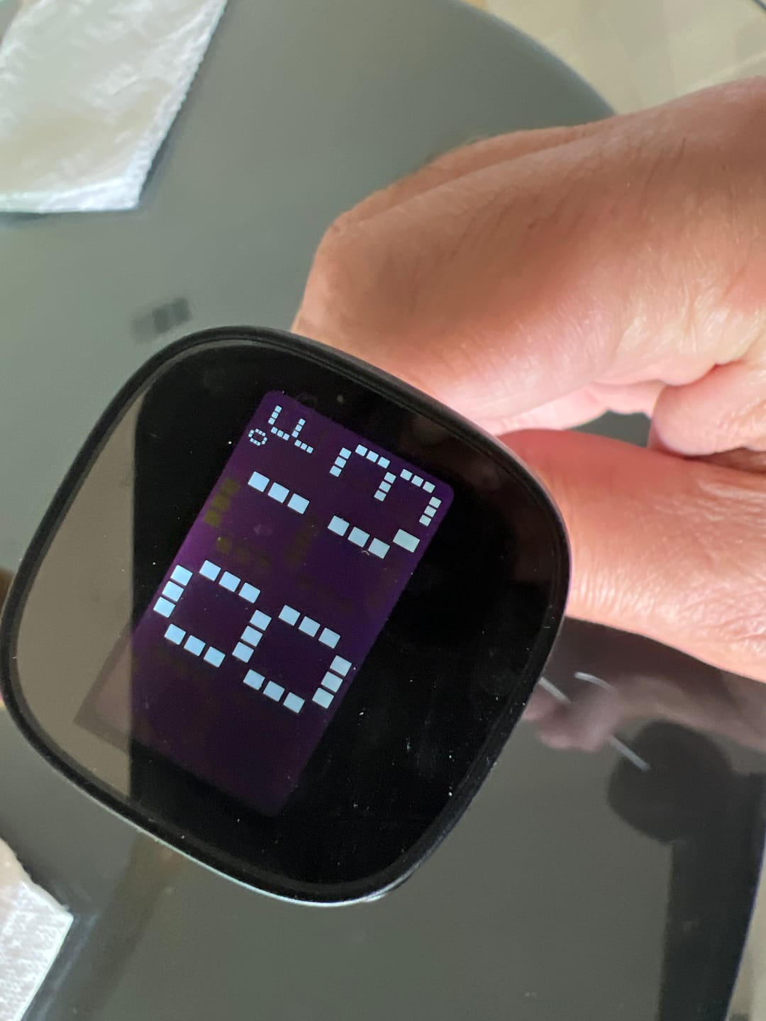 Customer photo review of MHW-3BOMBER Portable LCD Digital Thermometer