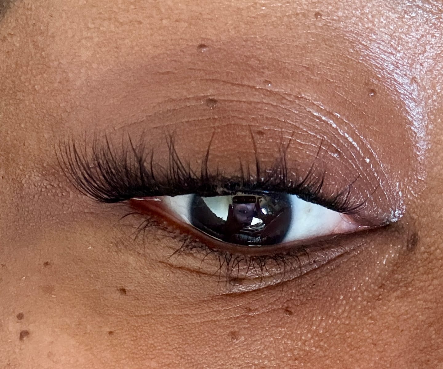 Customer photo review of LuxeBold Lash Single Length