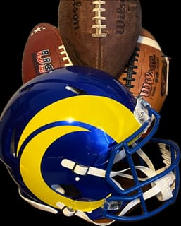 Customer photo review of LA Rams Riddell Speed Authentic Helmet