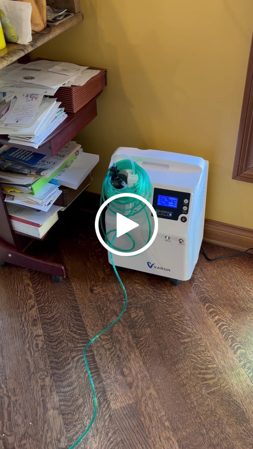 Customer video review of VARON 5L Premium Home Oxygen Concentrator Serene 5