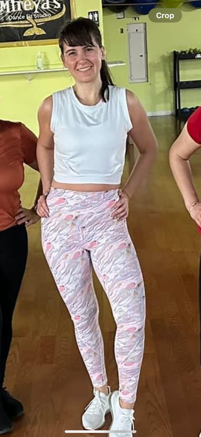 Customer photo review of Barbie scrunch legging