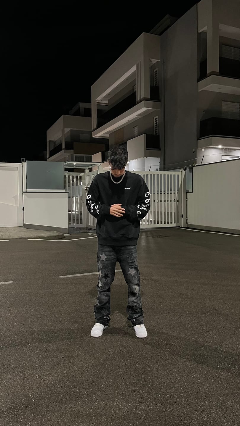 Customer photo review of Star Flare Denim - Black