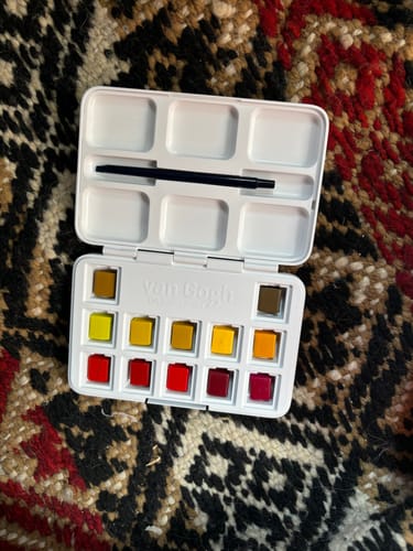 Customer photo review of Van Gogh Pocket Box - Caja Vacía para 12 Acuarelas