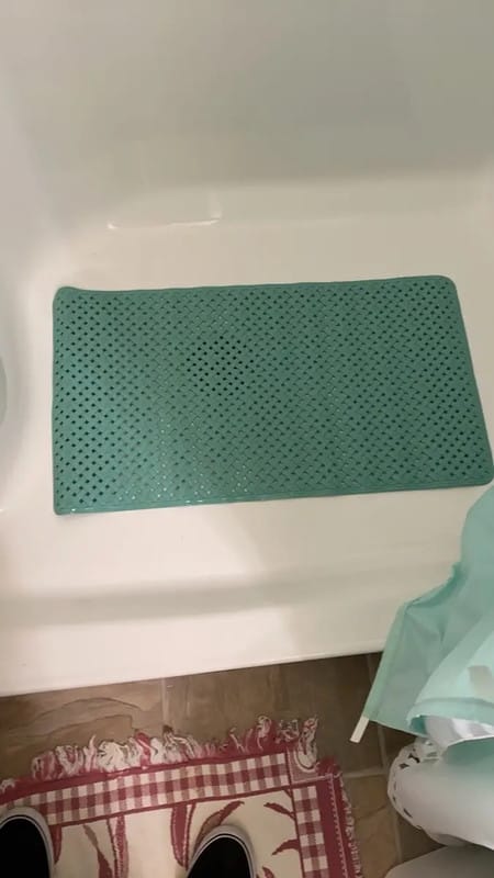 Customer photo review of Non-Slip Woven Mat