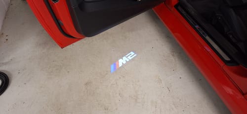 Customer photo review of BMW G SERIES DOOR LIGHTS