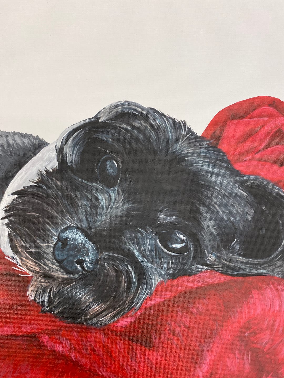 Customer photo review of Custom Pet Painting