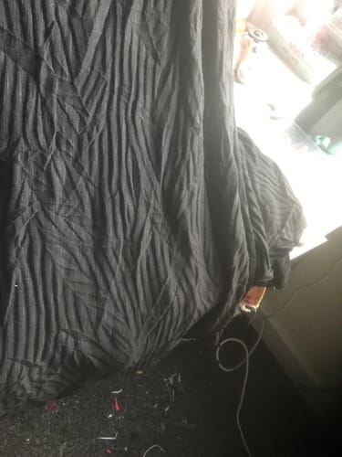 Customer photo review of 3 Metre Luxurious Soft Crinkle Jersey - 55" Wide (Black)