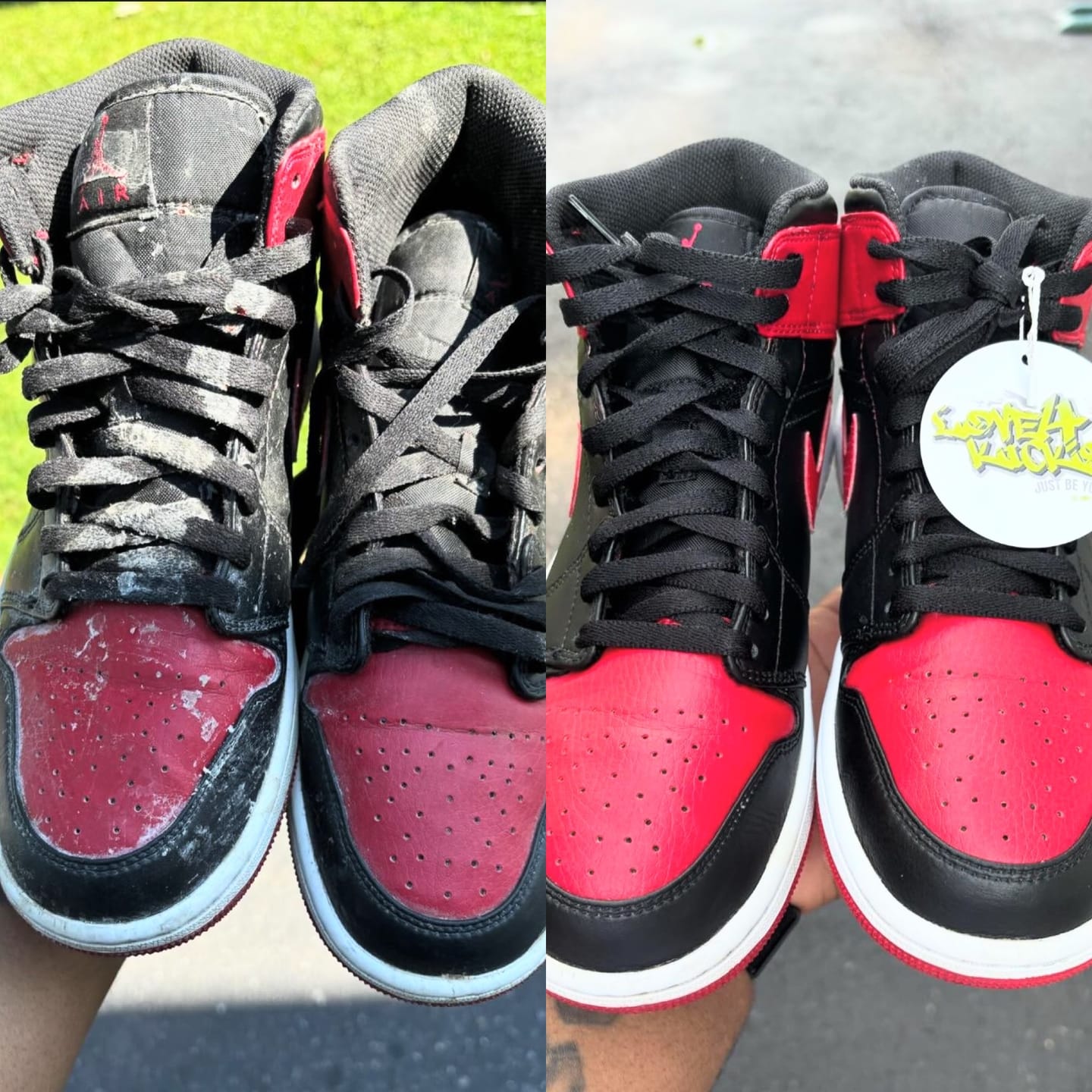 Customer photo review of 16 OZ CLEANING SOLUTION