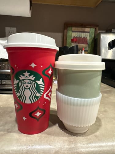 Customer photo review of Sage Green Cup