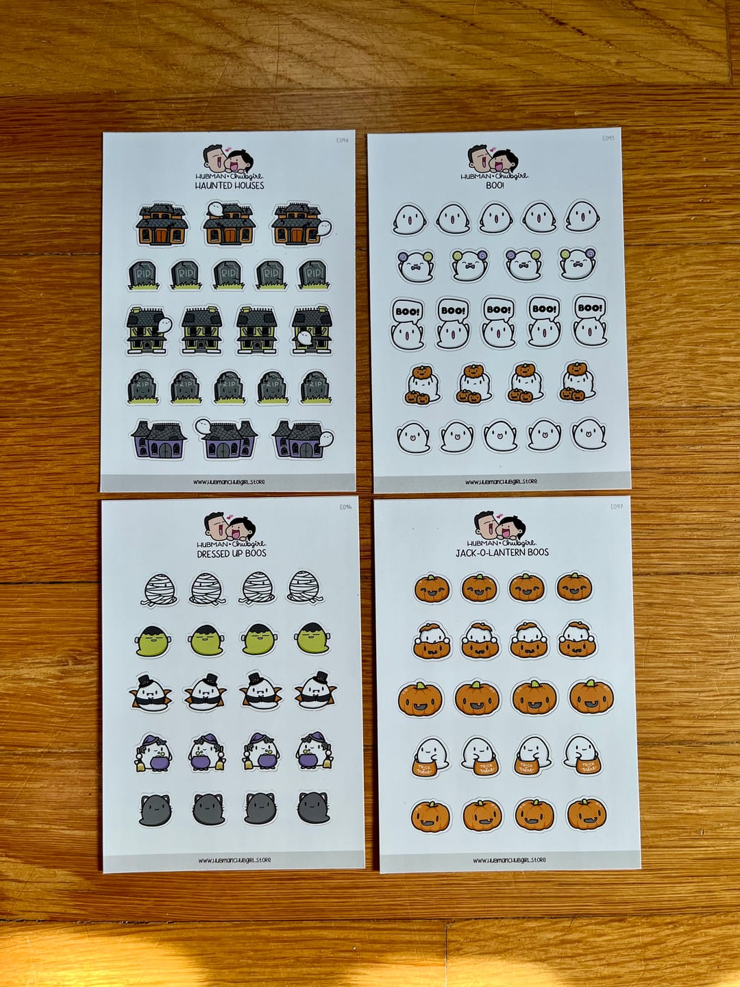 Customer photo review of Haunted Houses Planner Stickers