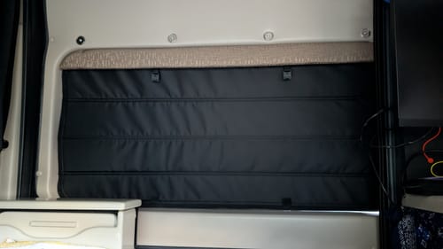 Customer photo review of Promaster - Slider Door Shade