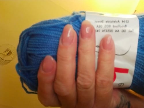 Customer photo review of DIDIER LAB VEGAN NAIL POLISH "GREEN REACTIVE", FOREVER YUMMY, 10ML