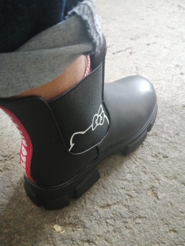 Customer photo review of HK Chelsea Black Boot