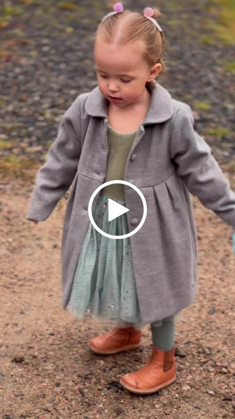 Customer video review of Velour Ballerina Dress - Sage