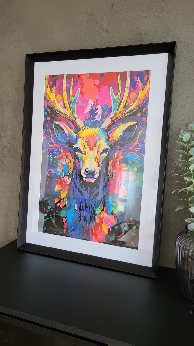 Customer photo review of Hirsch, Mysteriös - Malen nach Zahlen