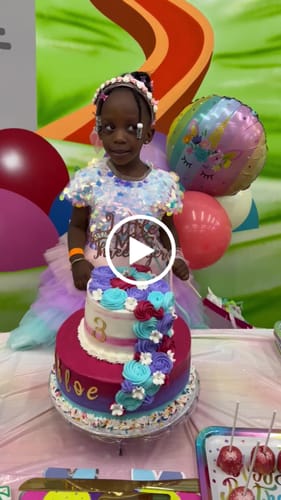 Customer video review of Baby Girls Colorful  Sequins Princess Dress Toddler Christmas Dress Little Girl Party Dress
