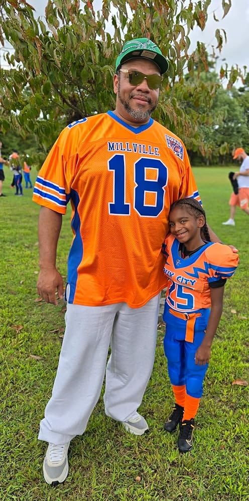 Customer photo review of Custom Replica Football Jersey for Men Women Youth Personalized Practice Shirts