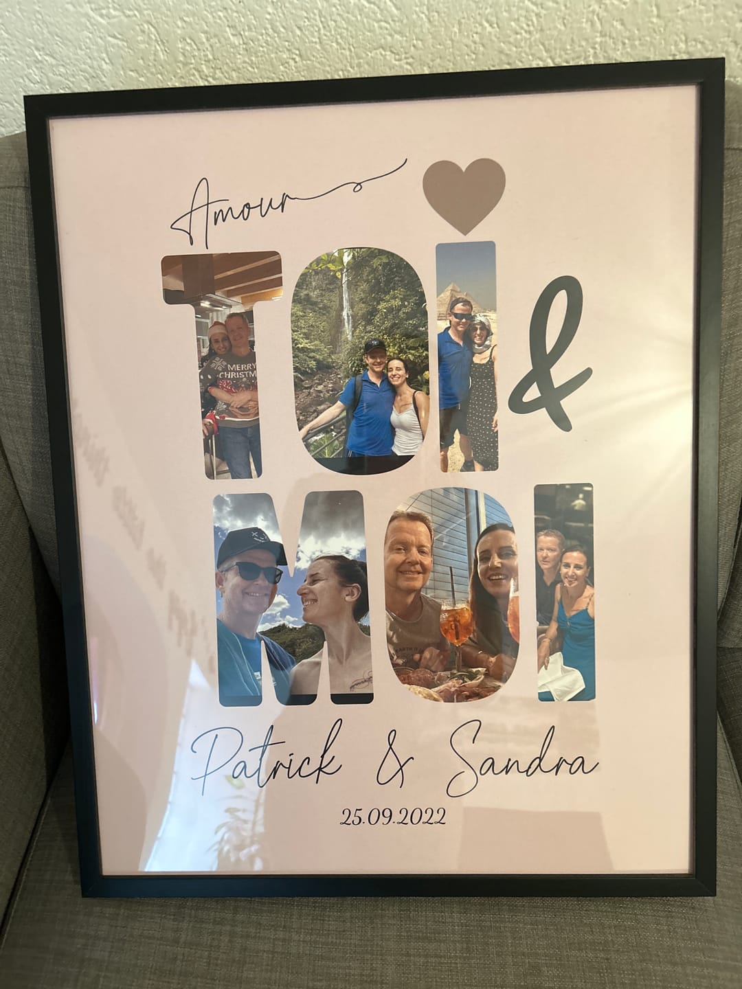 Customer photo review of Toi & Moi -  Affiche Personnalisée