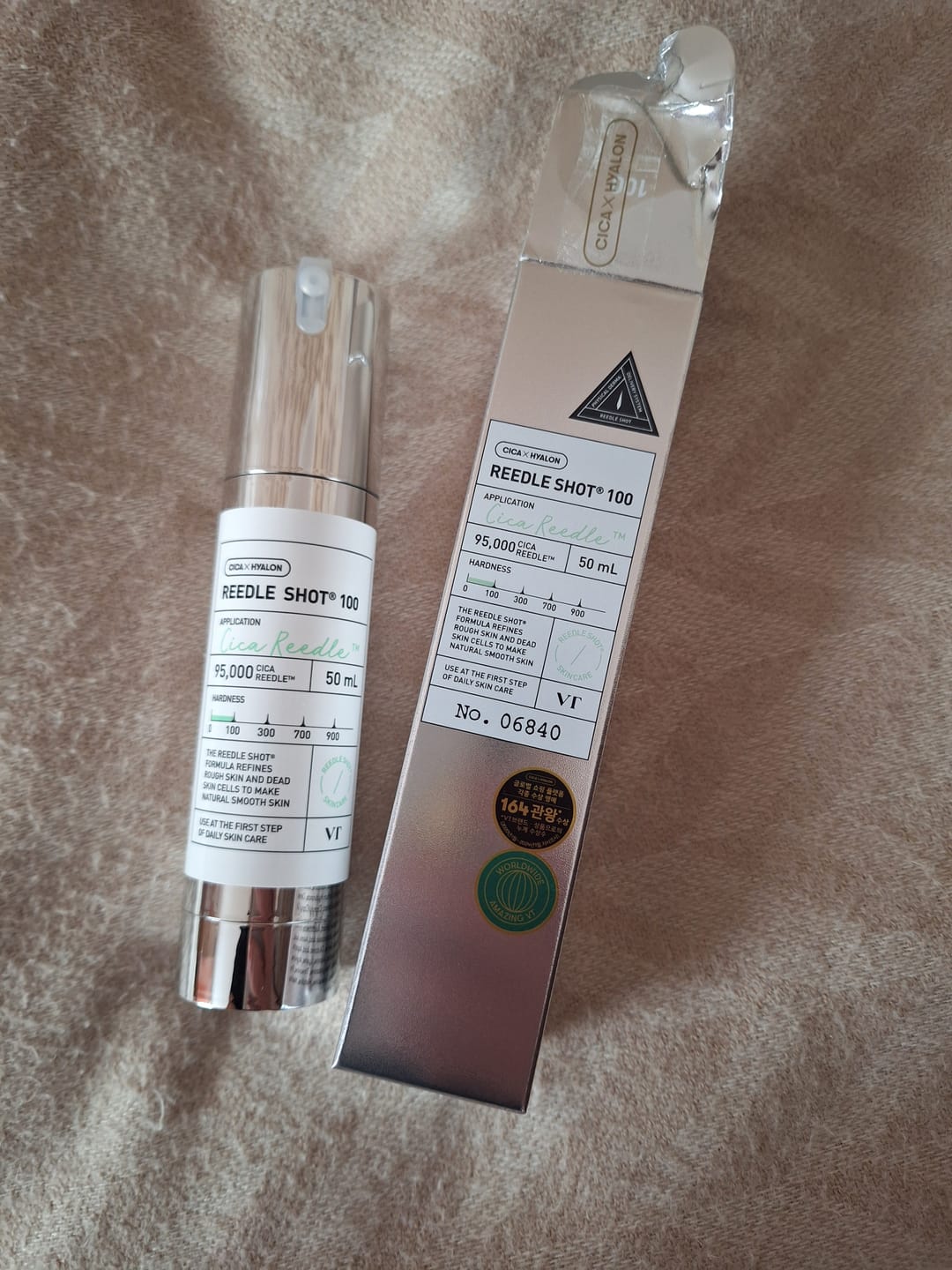 Customer photo review of Serums-būsteris ar mikroadatām VT Cosmetics Reedle Shot 100