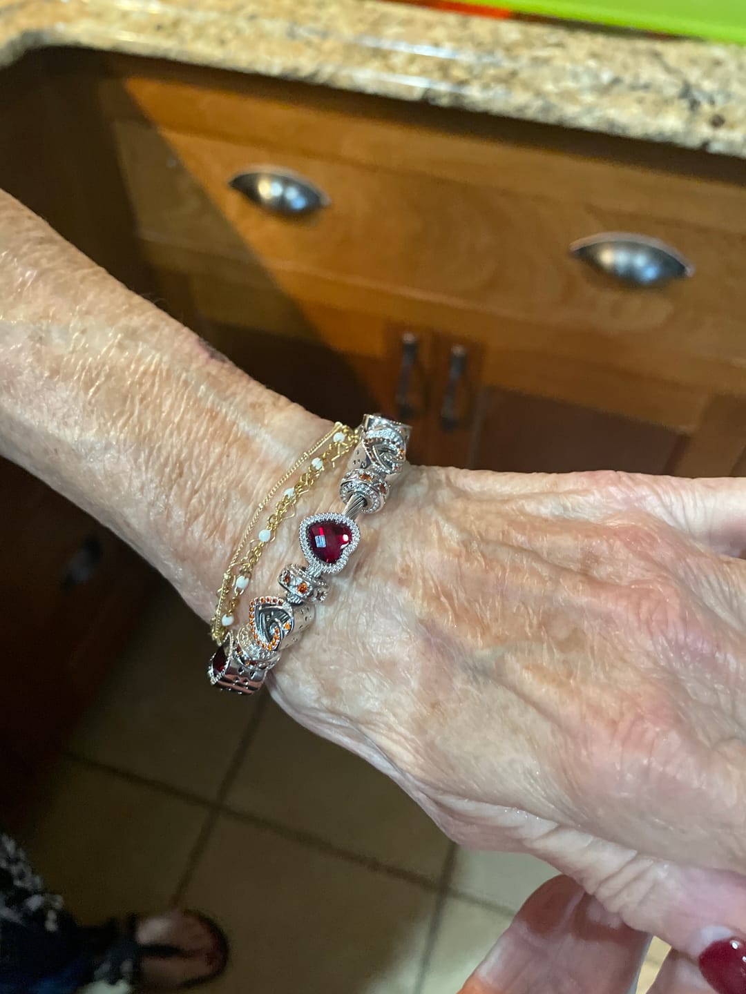 Customer photo review of To My Love - Forever Love Bracelet