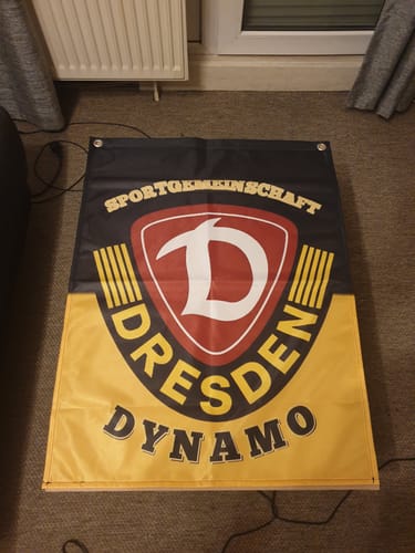 Customer photo review of Fahne inkl. Druck