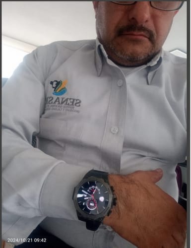 Customer photo review of Smartwatch reloj inteligente | STF Kronos Quantum | Pantalla AMOLED Protección IP67 Contesta llamadas