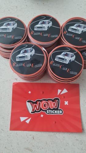 Customer photo review of Sticker Vinile Classico