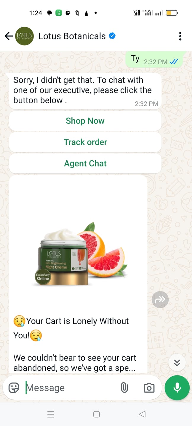 Customer photo review of Vitamin C Skin Brightening Day Crème