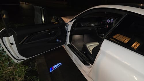 Customer photo review of BMW F SERIES DOOR LIGHTS