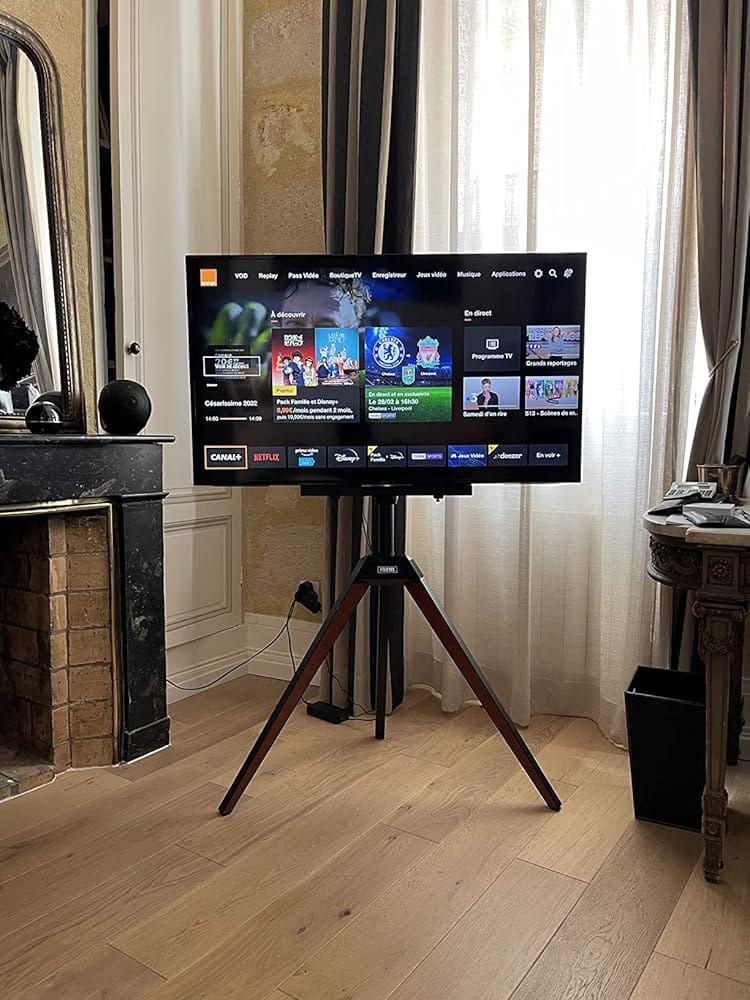 Customer photo review of Floor TV Stand Picasso Series 37-65 Inch