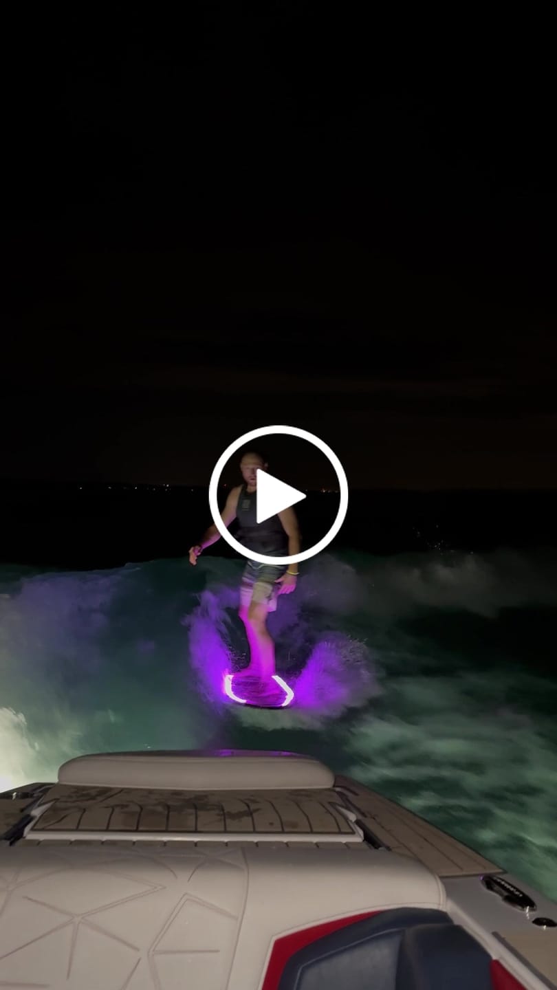 Customer video review of LED WAKESURF SYSTEM