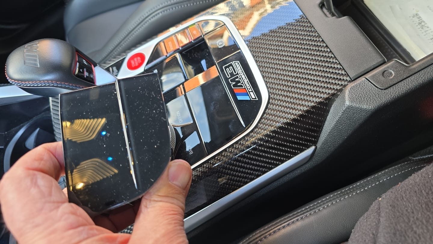 Customer photo review of Genuine BMW OEM BMW M3 Competition LCI Interior Model Centre Console Trim (G80/G81)