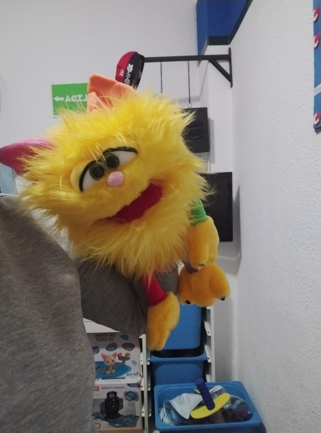 Customer photo review of Marionnette Chamicki Monstre Jaune