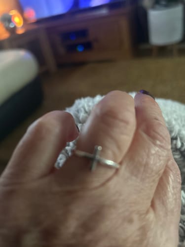 Customer photo review of "Cross" Ring