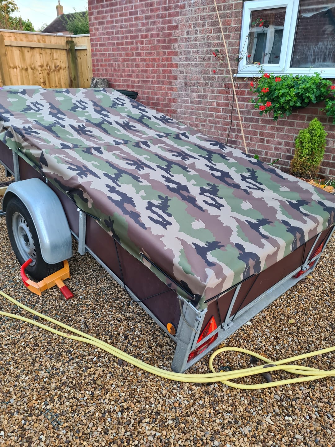 Customer photo review of Jungle Camouflage Waterproof Fabric