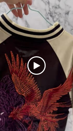 Customer video review of Sakujan Celestial Guardians Collection Embroidered Jacket