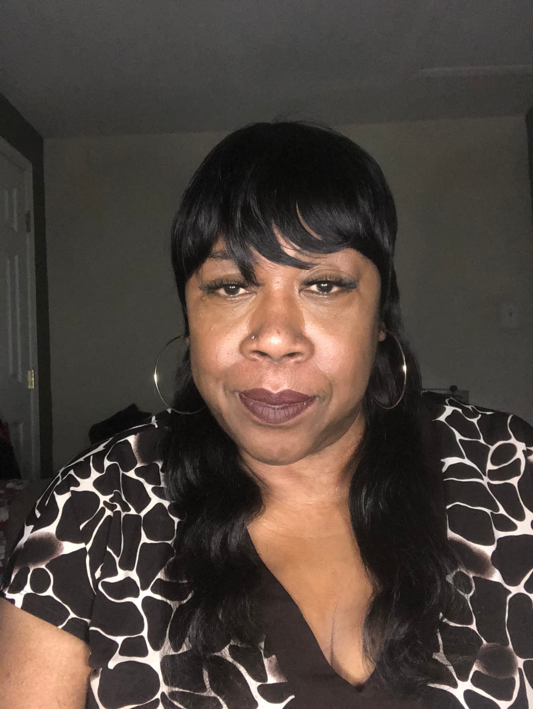 Customer photo review of Luvwin Pixie Cut Wigs Glueless Mullet Wigs With Bangs For Black Women