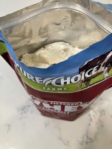 Customer photo review of Whey Protein Isolate Unflavored