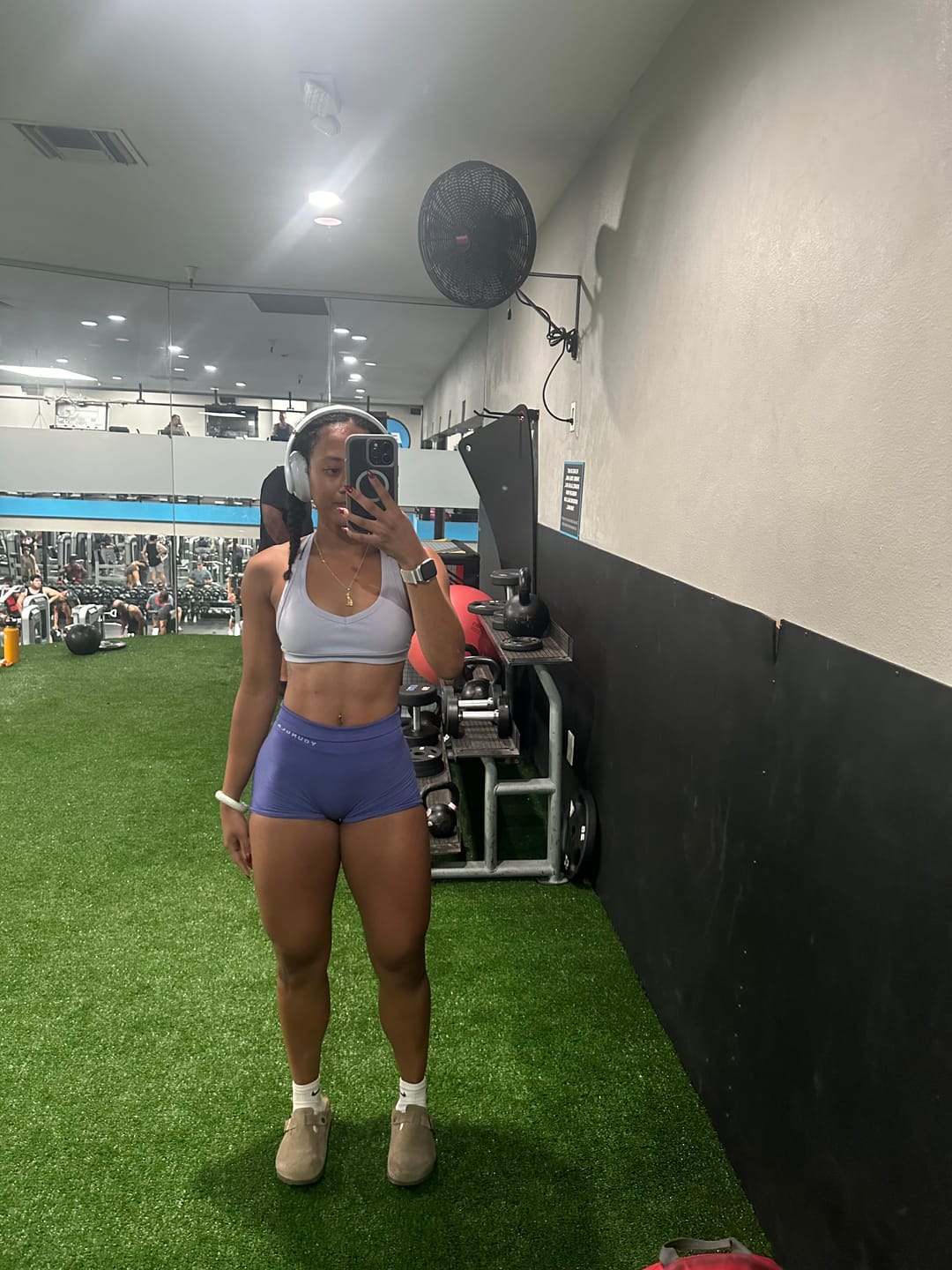 Customer photo review of W120 - seamless core shorts Spring 24'