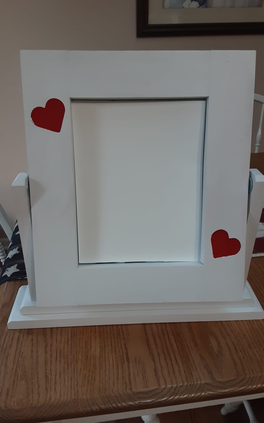 Customer photo review of Heart Inlay Acrylic Router Template - 5 Heart Sizes