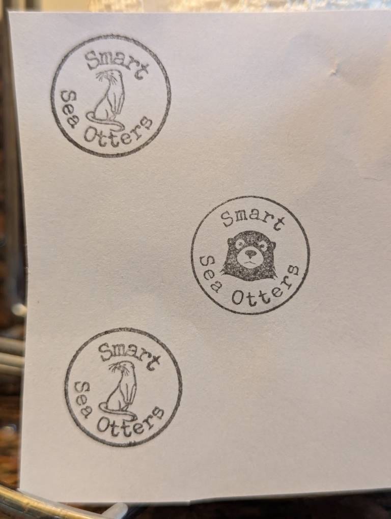 Customer photo review of Small Wood Stamp