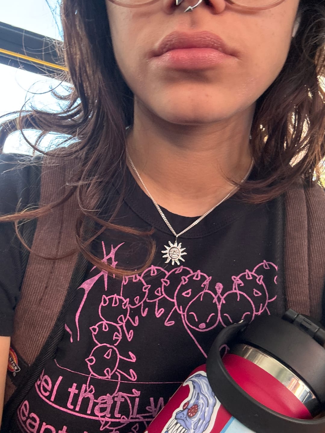 Customer photo review of AZTEC SUN PENDANT