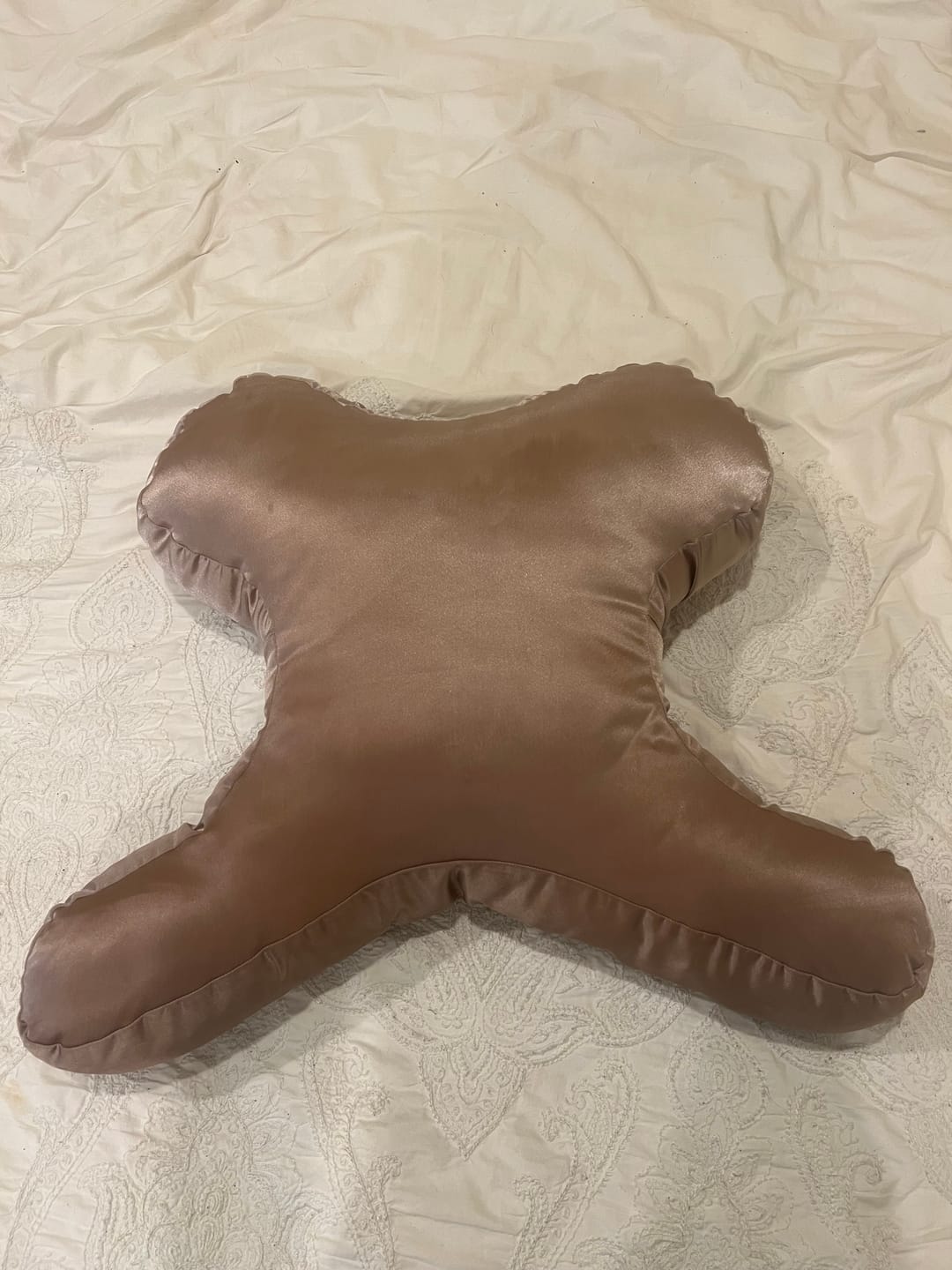 Customer photo review of NEW Glow Up Pillow + FREE Satin Pillowcase